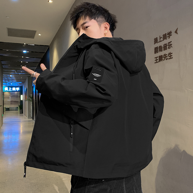 2022春秋季新款男士夹克韩版潮流上衣工装潮牌外套男装JK302-P35，男装夹克，电商A206