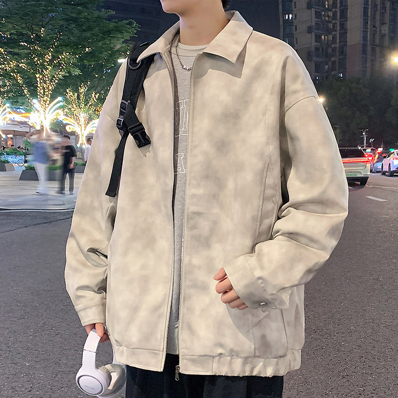 2025秋季新款皮衣男机车服时尚外套潮流PU材质特色花纹GS6538-P85图片