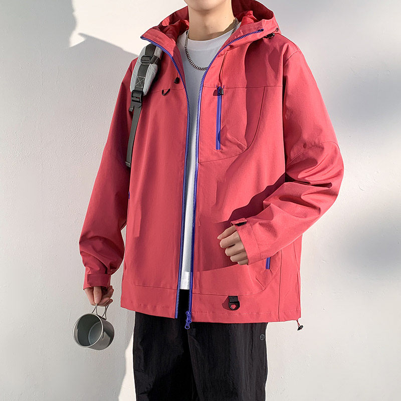 新款男女高品质户外登山服青少年学生冲锋衣夹克外套HS6633-P80,男装夹克,星座1206（原A206）