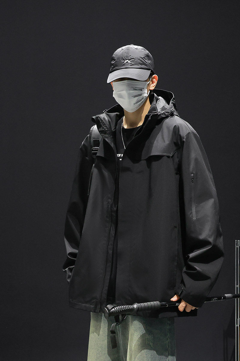 新款男女高品质户外登山服青少年学生冲锋衣夹克外套HS6606-P65,男装夹克,星座1206（原A206）
