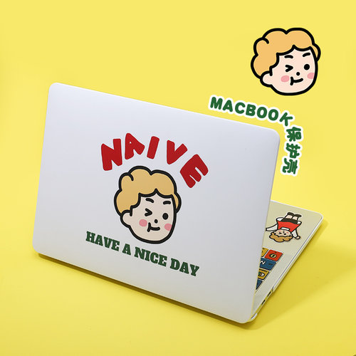 小人适用于macbookpro13保护壳air华为matebook14S苹果笔记本电脑 - 封面