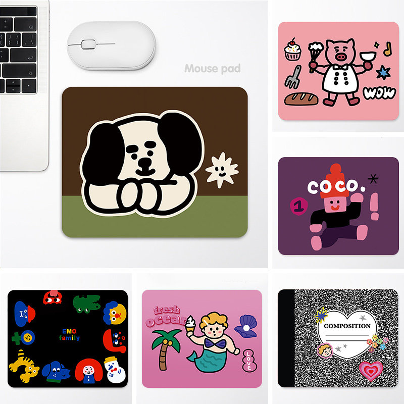 卡通鼠标垫和风猫饭皮革
