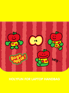 A仔红色适用苹果华为联想通用macbook内胆包air新13寸电脑包pro14小米华为荣耀等品牌笔记本电脑通用15/15.6