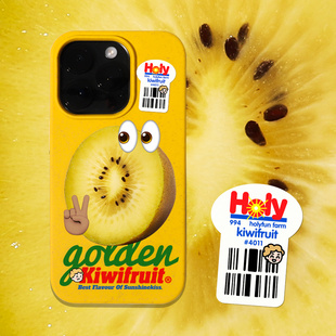 和风猫饭原创软壳猕猴桃适用苹果华为17p 15promax手机壳plus磁吸可降解iphone13壳12promaxmate60pro菲林