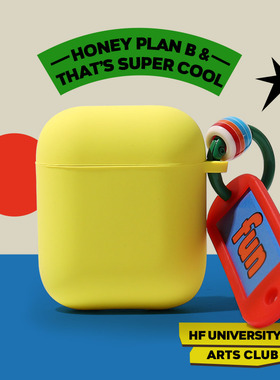 和风猫饭复古黄色配色耳机套适用新款4代airpods1/2/3苹果耳机套airpodpro3硅胶磨砂软全包保护壳apple多巴胺