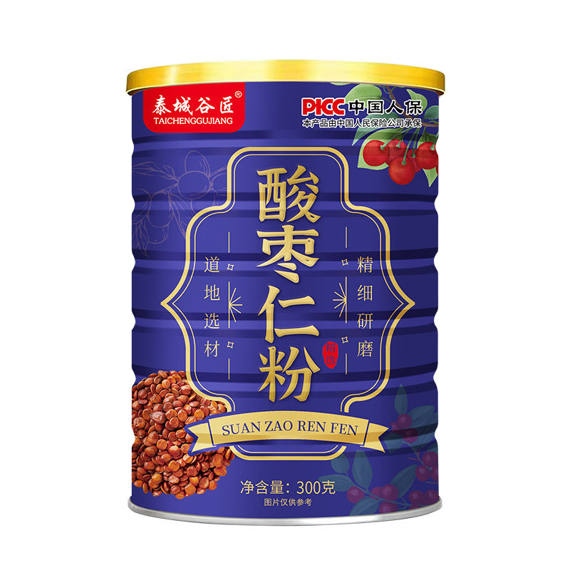 酸枣仁粉健康养生食品道地选材精细研磨泰城谷匠官方正品