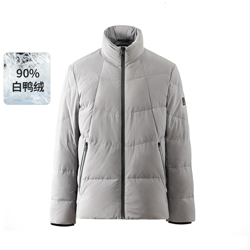 一线撤标撤柜2025男装新款白鸭绒年冬季羽绒服高品质