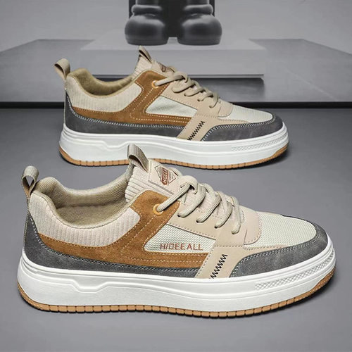 撤标撤柜（H）男士板鞋子男韩版潮流百搭防滑耐磨运动休闲皮鞋