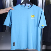 男冰爽棉印花SmileyWorld系列宽松短袖 夏季 撤标撤柜 T恤 H家