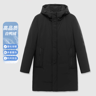 一线剪标休闲连帽保暖羽绒服尾货