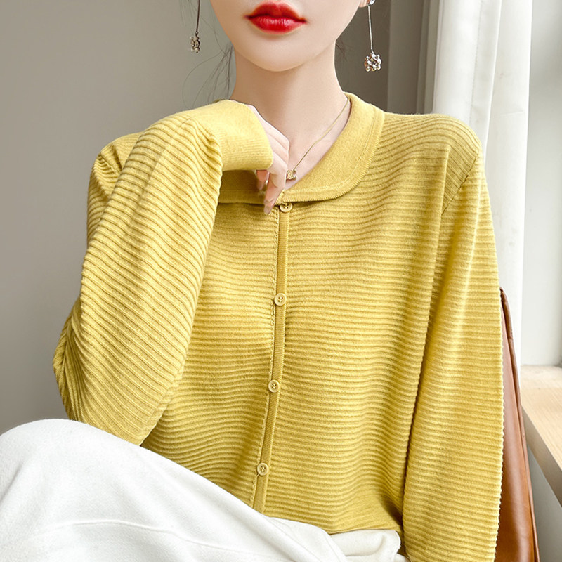 撤标撤柜(A)显瘦针织打底衫女春秋流行内搭上衣洋气大码女装毛衣