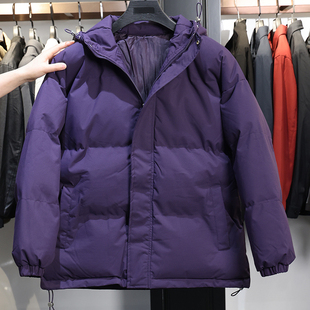 秋冬宽松加厚保暖纯色面包服连帽棉衣 撤标撤柜 男女款 豆家