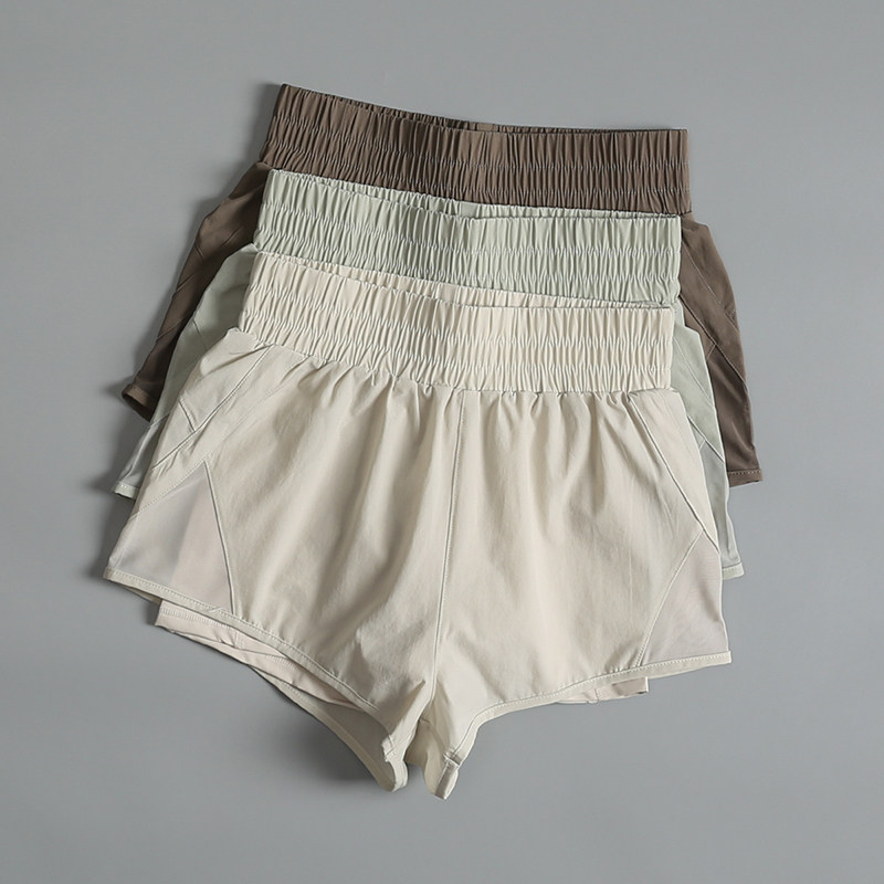 【豆家】撤标！新款健身房锻炼透气速干瑜伽裤防走光运动三分裤