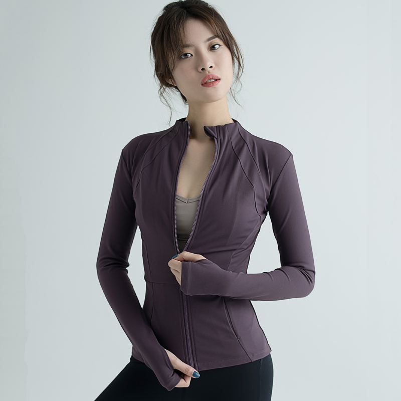 【豆家】撤标！女款秋冬加绒健身运动外套瑜伽长袖训练健身骑行服