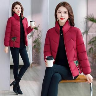 洋气国风复古中老年妈妈装 时尚 立领棉服 女士新款 一线撤标撤柜冬季