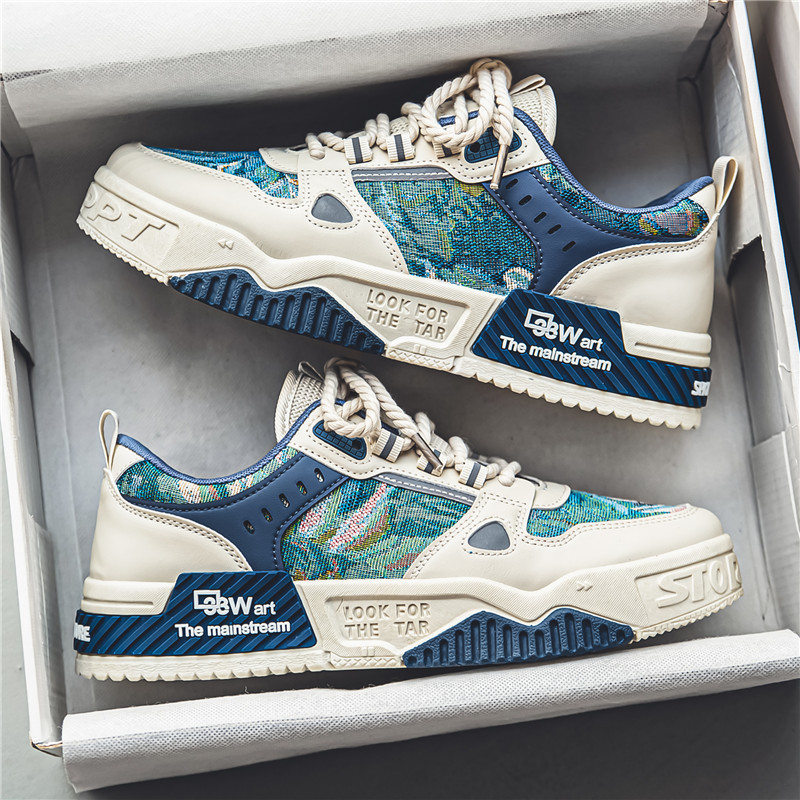 撤标撤柜新款春季透气潮流百搭厚底运动鞋板鞋防滑帆布鞋男小白鞋