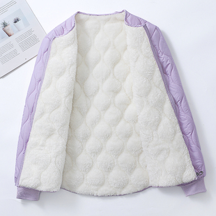 打底短款 撤标撤柜 棉袄冬季 内胆女羊羔绒加绒内穿保暖修身 棉衣