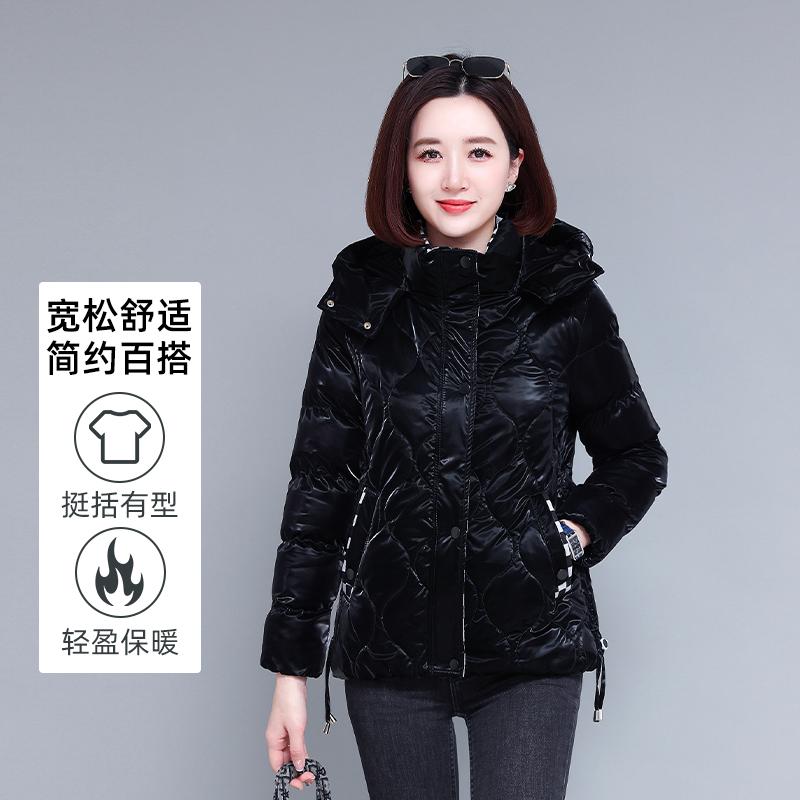 一线撤标撤柜免洗亮面棉服