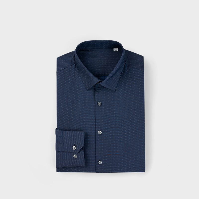 一线撤柜撤标2024年春秋新款男士时尚百搭磨毛正装舒适长袖衬衫