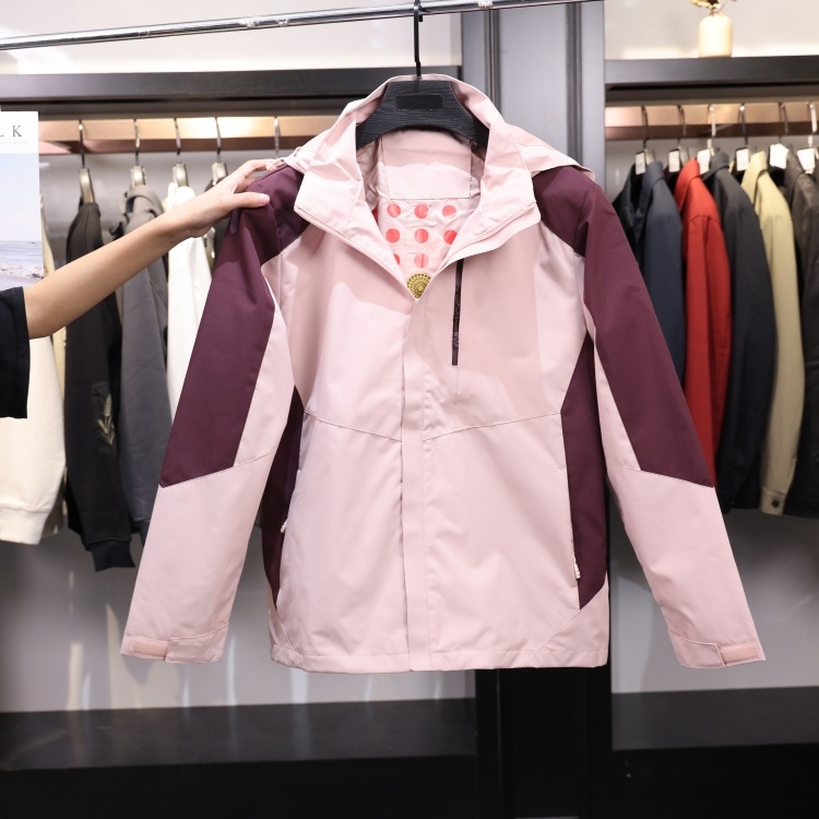 【雅家】撤标撤柜!磁石户外宽松可脱卸帽单层冲锋衣(男女同款)