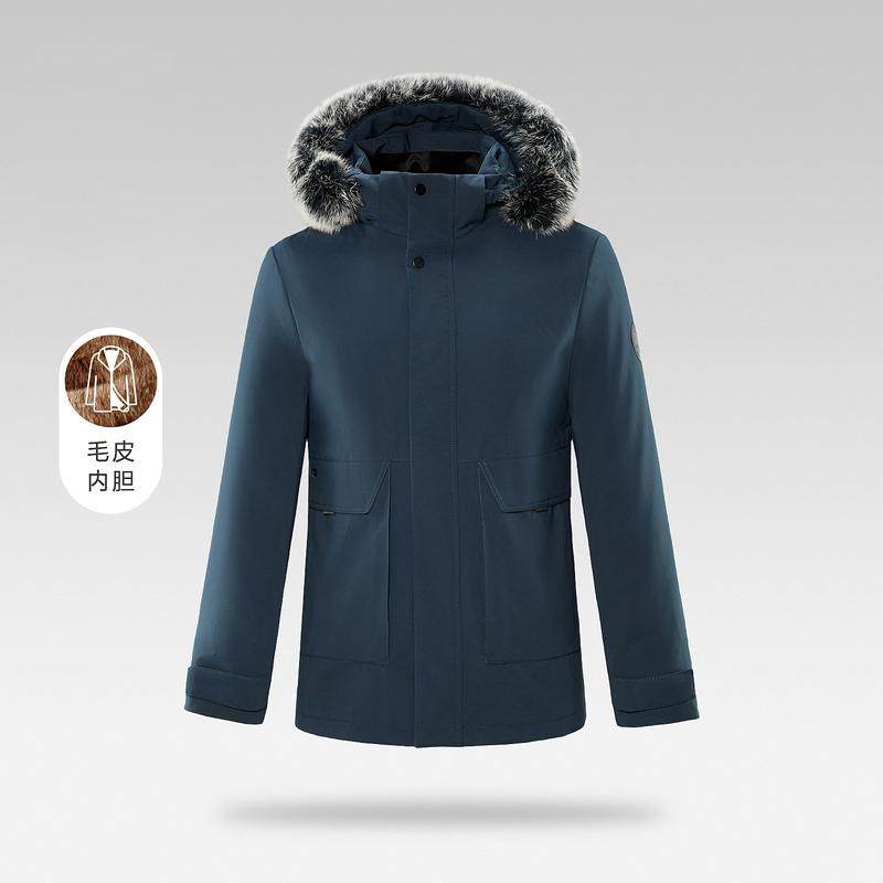 一线撤柜撤标2024年冬季男士新款保暖可脱卸毛皮内胆抽绳毛皮外套,男装,皮草,淘宝优惠券,粉丝福利购,淘宝优惠卷