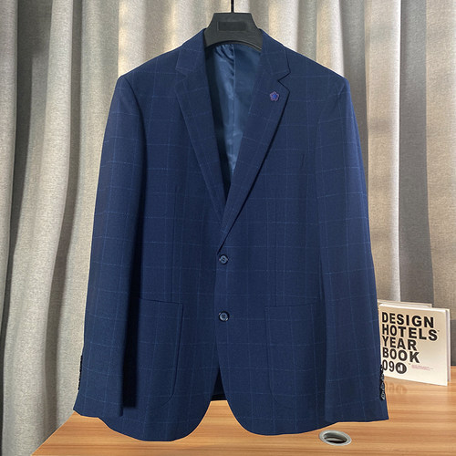 一线剪标商务休闲单排扣西服