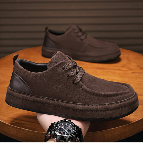 撤标撤柜（H）皮面舒适休闲男鞋时尚百搭高级感帅气范欧货乐福鞋