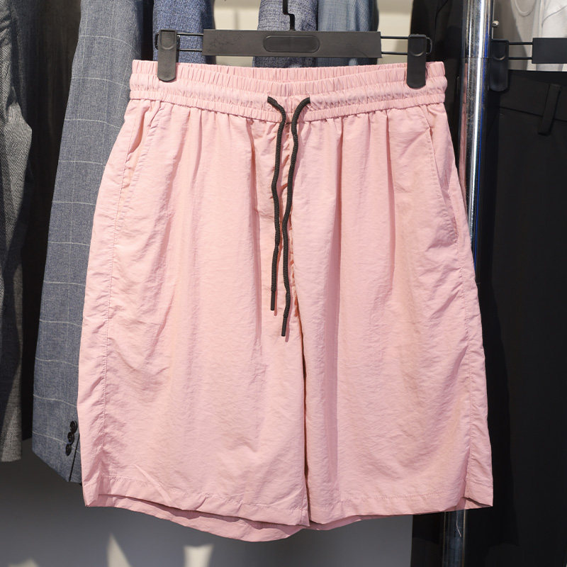 【杉家】撤标撤柜！夏季男士简约经典纯色透气吸湿宽松休闲短裤潮