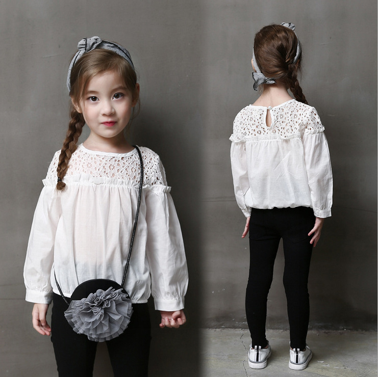 Chemise fille à manche longue - Ref 2084823 Image 1