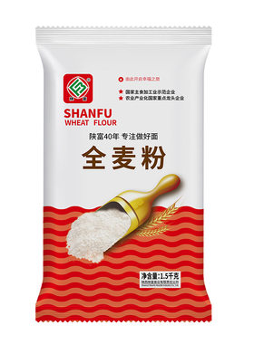 陕富 全麦粉小麦粉1.5千克/袋*1袋 面粉