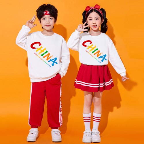 儿童啦啦队幼儿园表演服装