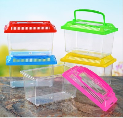 乌龟缸金鱼缸手提塑料盒子