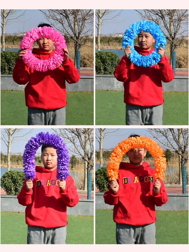 Жесткий круг стального цветочного кольца игры открытие вступления в поступление правильно в детском саду танце