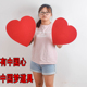 心形舞蹈道具爱心舞台道具儿童表演演出道具团体操合唱手拿道具花