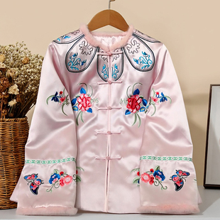 美伦雅韵生香高货醋酸新中式上衣棉服2025刺绣新年春节国风复古女