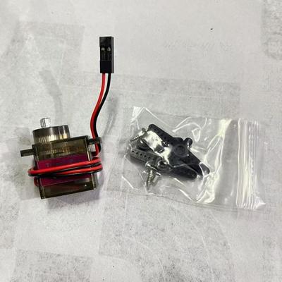 2两线MG90S舵机360度 电机马达金属齿14g摇臂包25cm