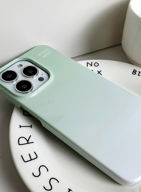 ins渐变色苹果15适用iphone13手机壳14pro半包菲林硬壳12mini简约78菲林软壳11promax小众se3夏天xr防摔xsmax