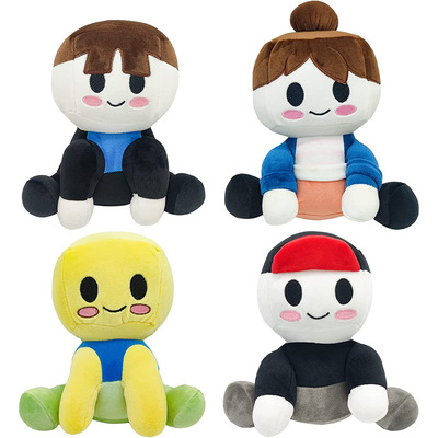 跨境新品Blox Buddies 毛绒玩具培根女孩游戏周边玩偶送粉丝礼物