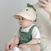 防晒帽防紫外线男女宝太阳帽婴儿遮阳帽2026新款 宝宝帽子夏季 薄款
