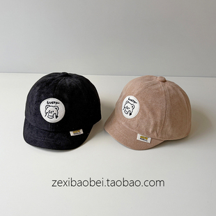 宝宝帽子秋冬款鸭舌帽可爱超萌男女宝婴儿儿童棒球帽冬季2025新款