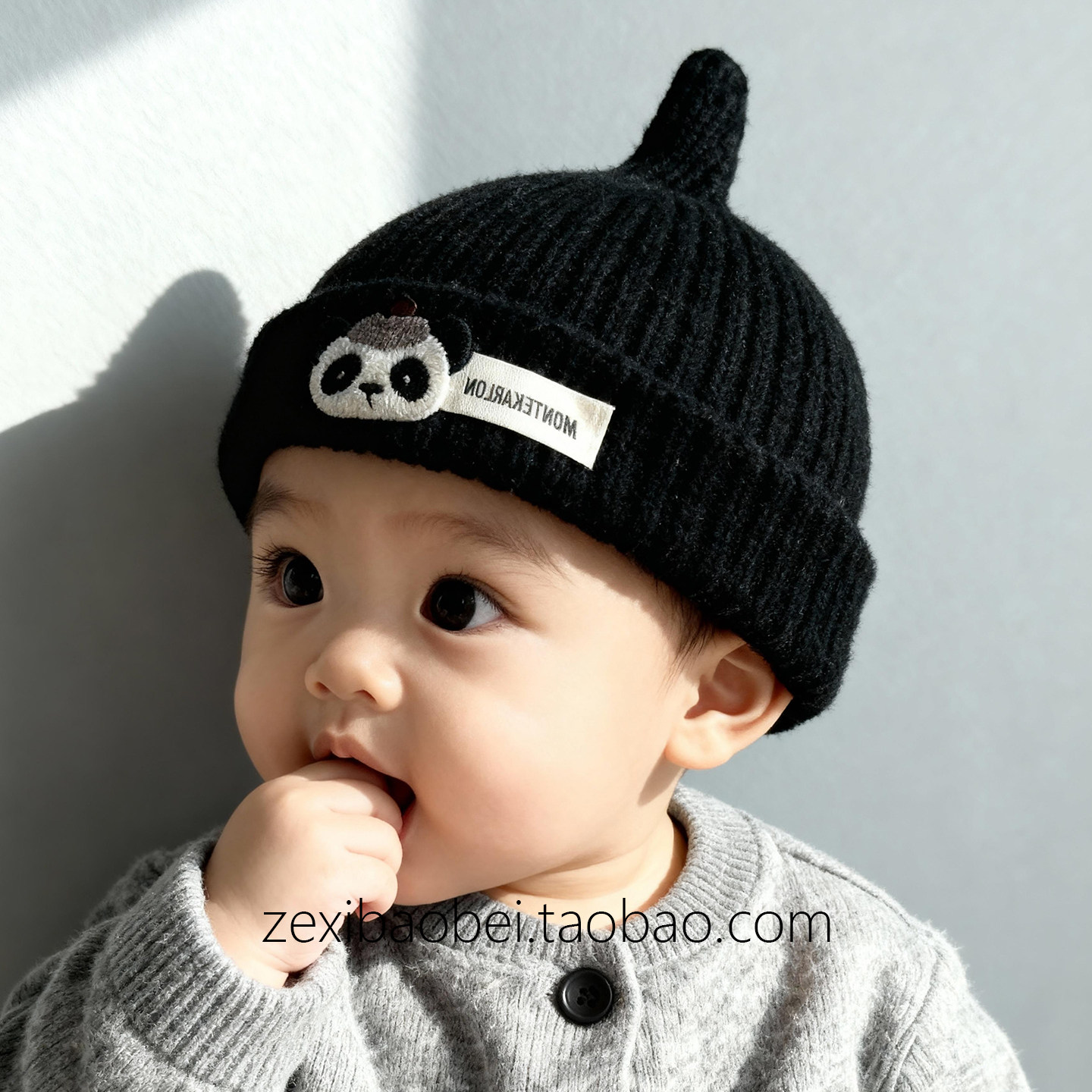 宝宝帽子男宝冬季毛线帽一岁洋气超好看的保暖儿童针织帽2025新款,童装/婴儿装/亲子装,帽子,淘宝优惠券,粉丝福利购,淘宝优惠卷