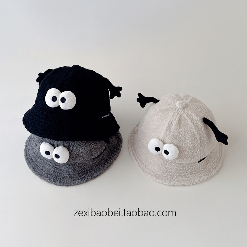 宝宝帽子秋冬款渔夫帽可爱超萌男女宝保暖帽儿童防风帽冬季羊羔绒,童装/婴儿装/亲子装,帽子,淘宝优惠券,粉丝福利购,淘宝优惠卷