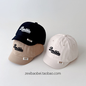 男女宝鸭舌帽2026 通用薄款 婴儿帽子春秋款 棒球帽字母百搭宝宝四季