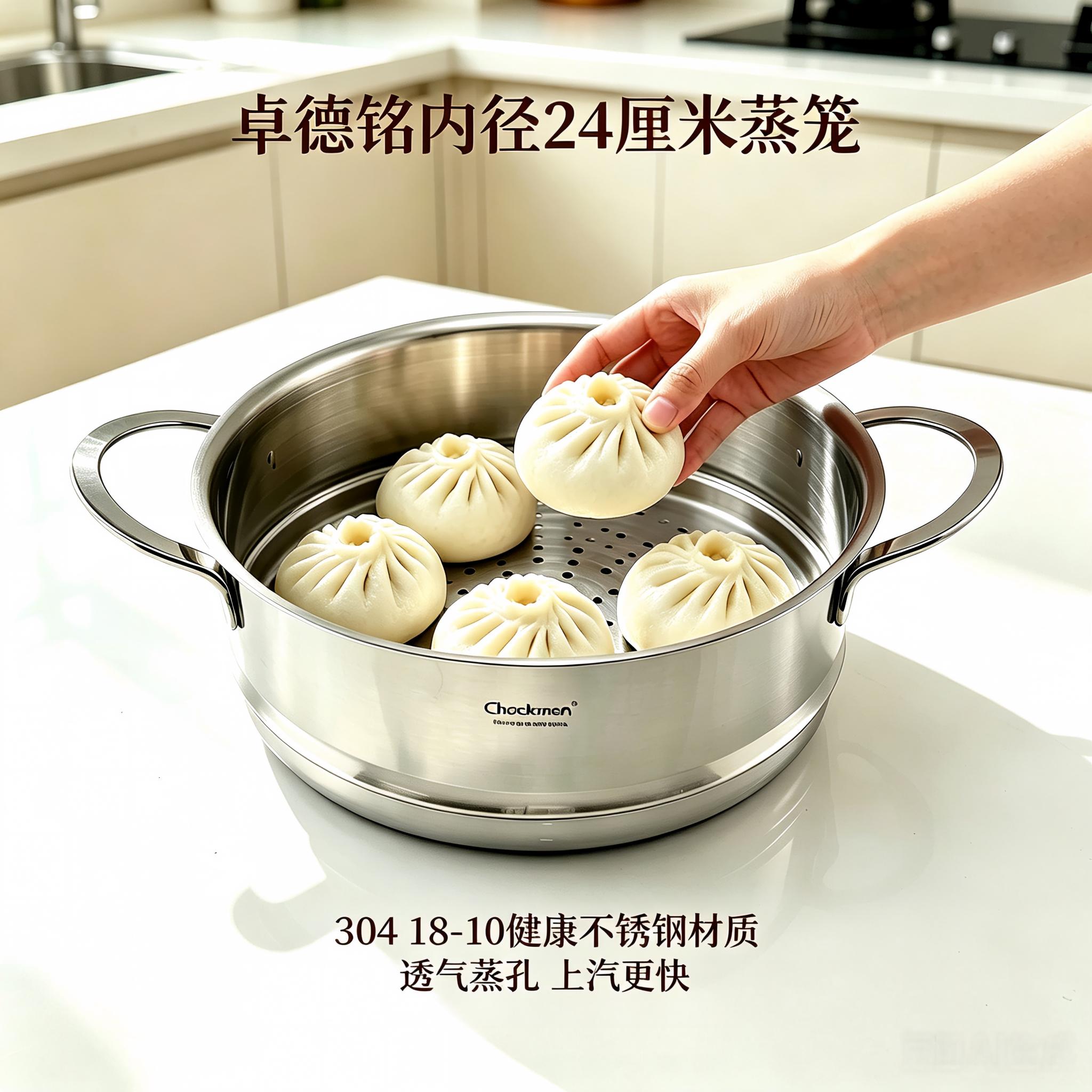 Chockmen18-10不锈钢蒸笼格屉架图片