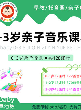 奥尔夫音乐课程亲子早教课0到3岁