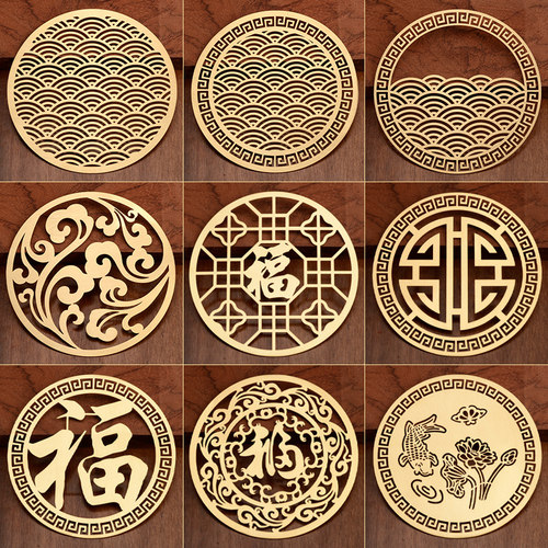 精华铜艺纯铜贴饰装饰片可定制