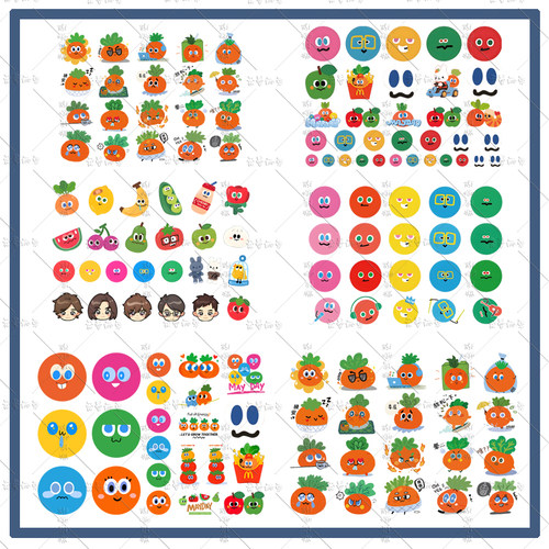 热转印烫画贴五月天歌词贴纸演唱会物料周边卜卜mayday印花贴纸