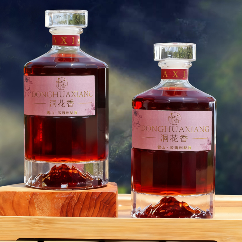 洞花香 玫瑰刺梨酒果酒贵州刺梨酒特产玫瑰酒低度甜酒12度500ml