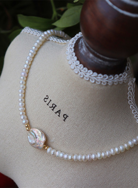 设计珍珠项链无品牌珍珠母贝