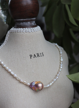 原创珍珠项链淡水珍珠